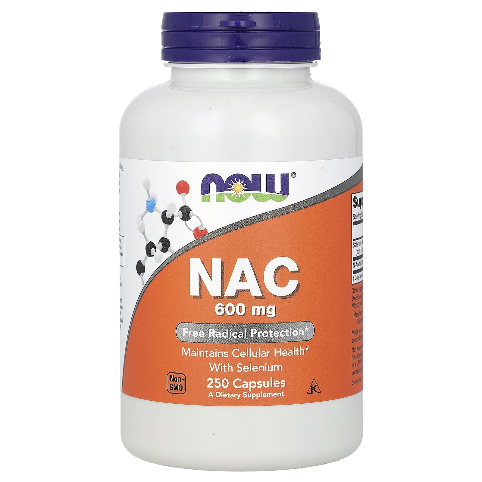 NOW Foods, NAC，600 毫克，250 粒膠囊
