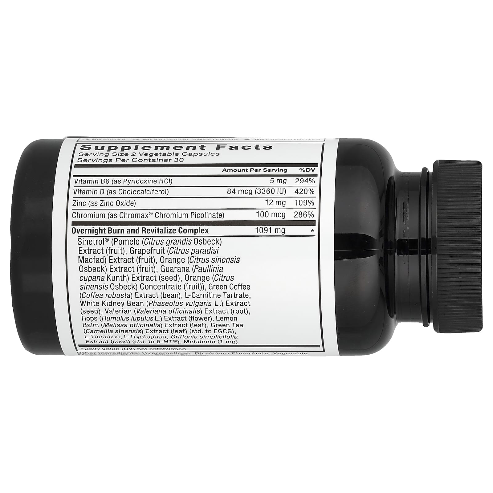 Force Factor, Leanfire PM，夜間脂肪消耗劑，60 粒素食膠囊