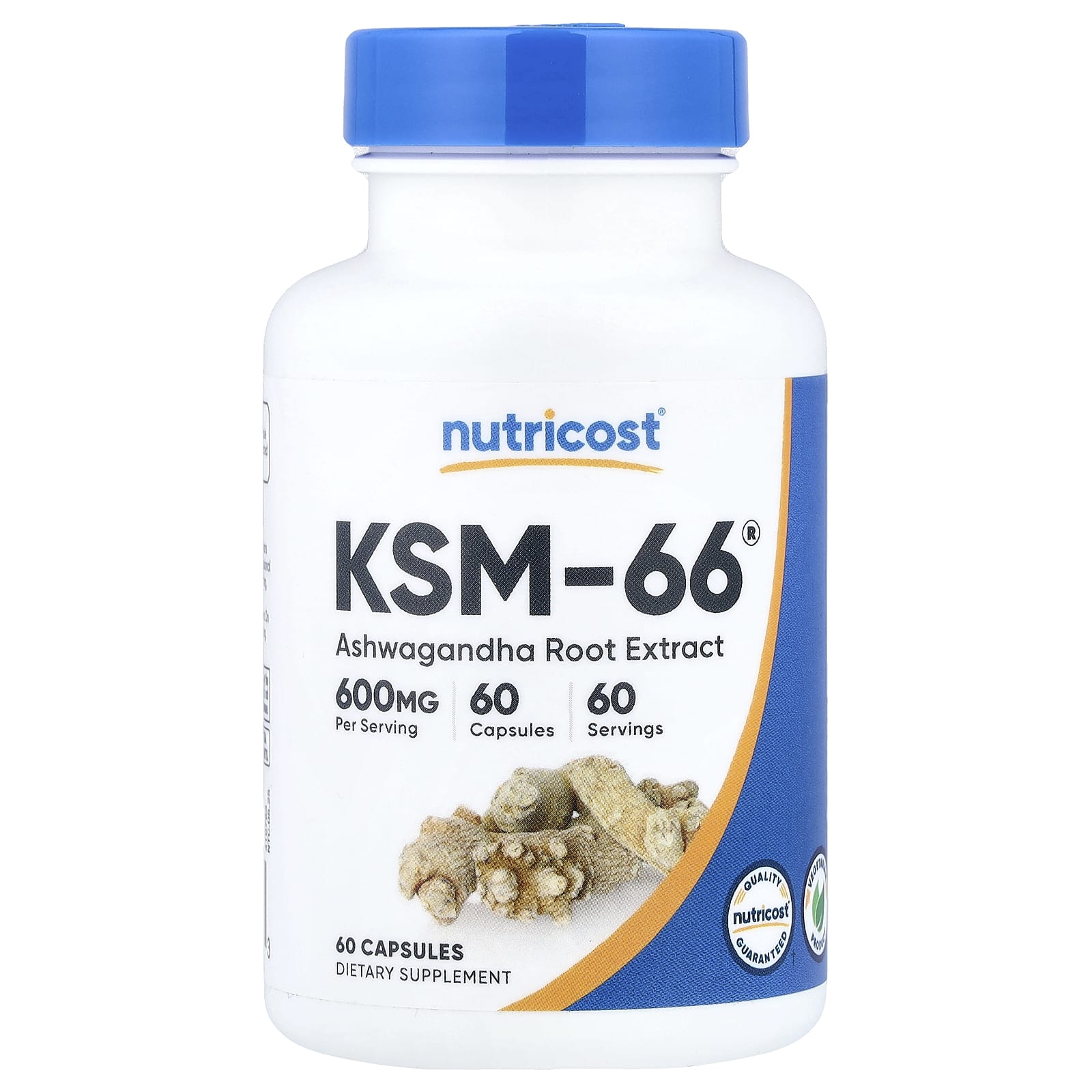 Nutricost, KSM-66 南非醉茄根提取物,600 毫克,60 粒膠囊