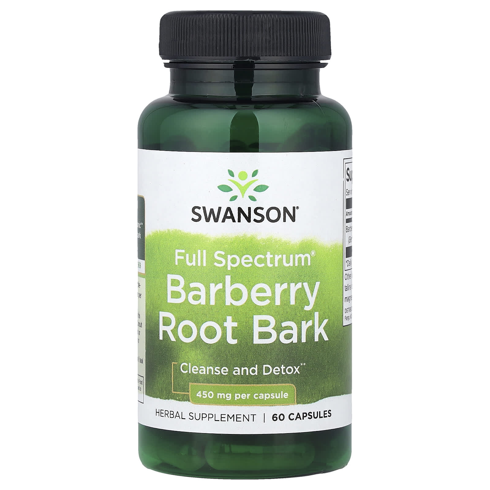 Swanson Vitamins, 多面伏牛花根皮，450 毫克，60 粒膠囊