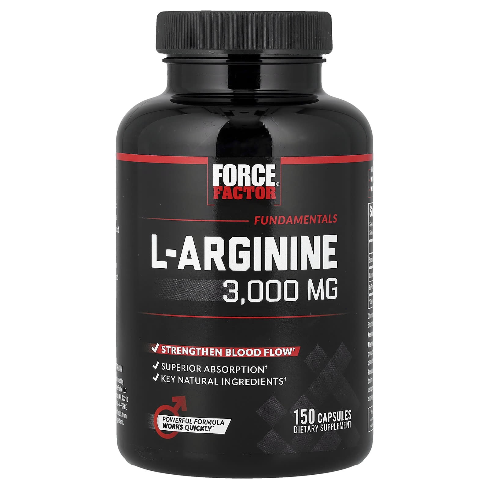 Force Factor, L-精氨酸，150 粒膠囊