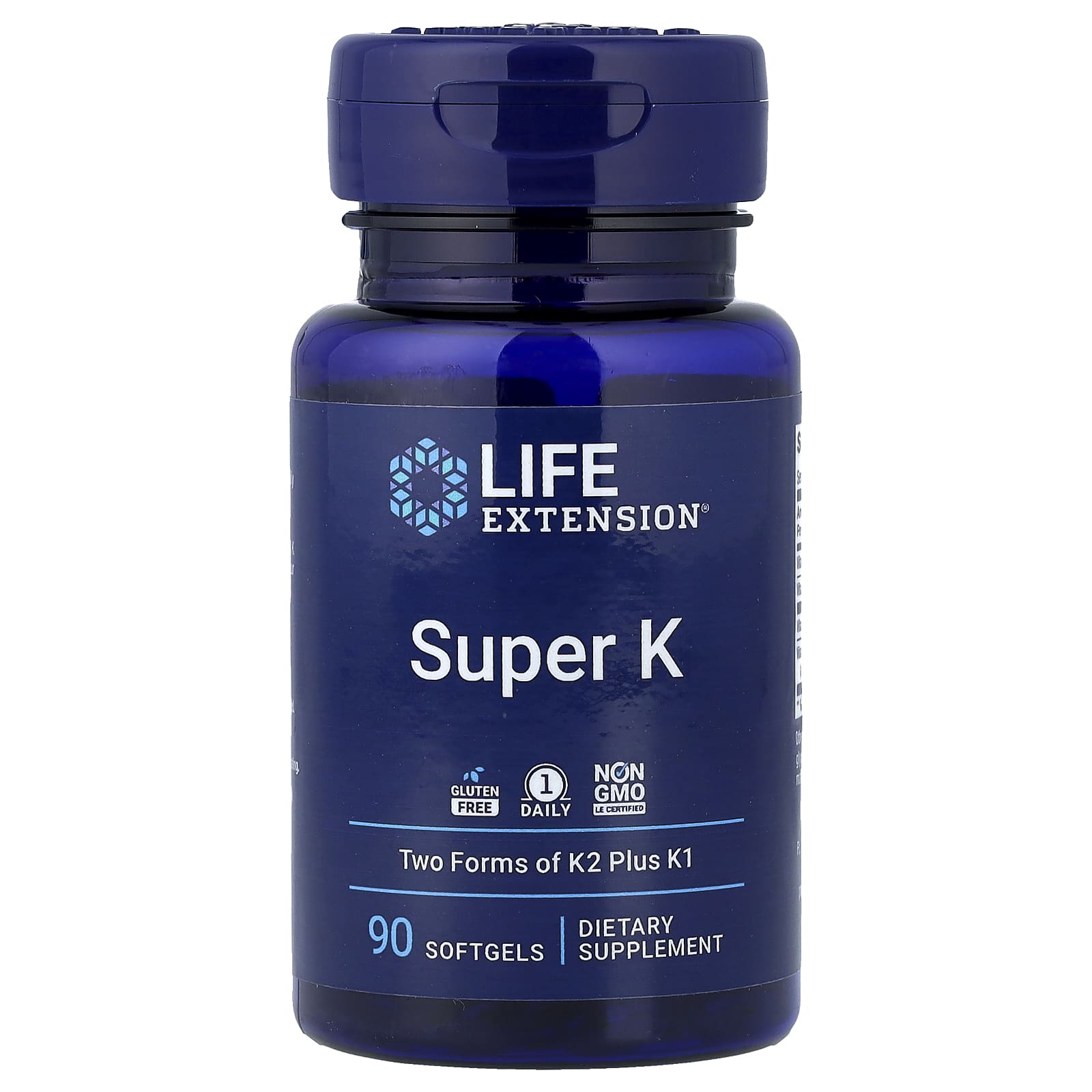 Life Extension, 精選維他命 K，90 粒軟凝膠