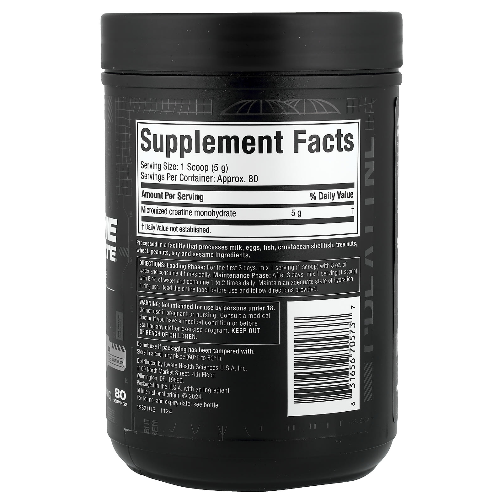 MuscleTech, 白金全一水肌酸，原味，14.11 盎司（400 克）