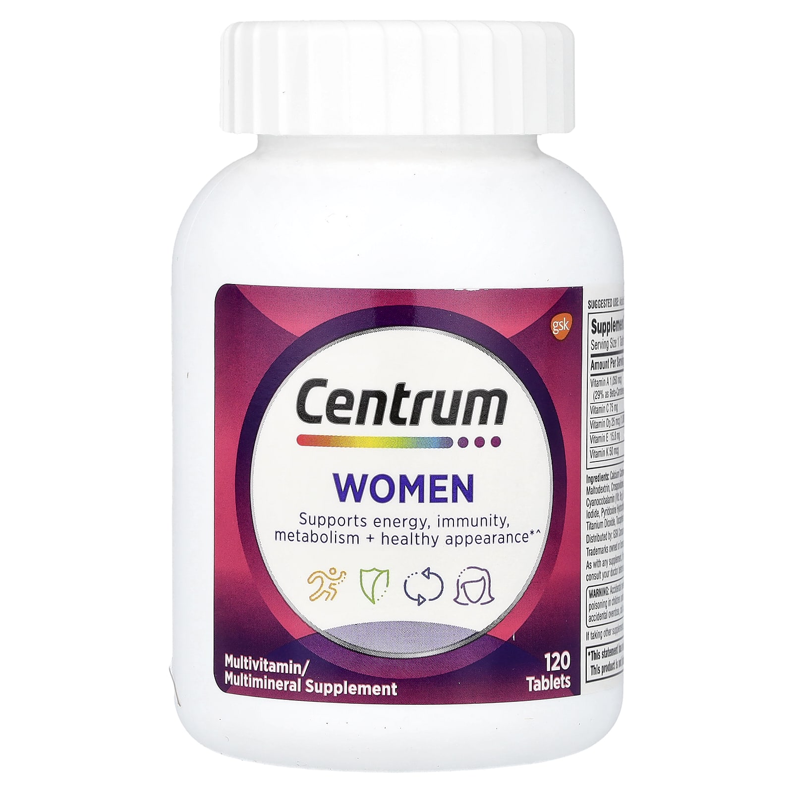 Centrum, 女性多維他命,120 片