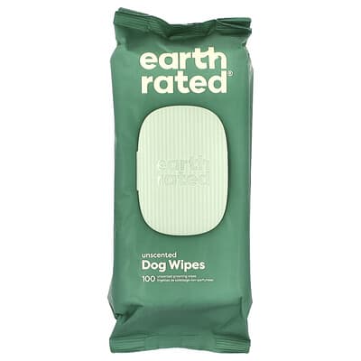 Earth Rated, 寵物濕巾,無香型,100 張