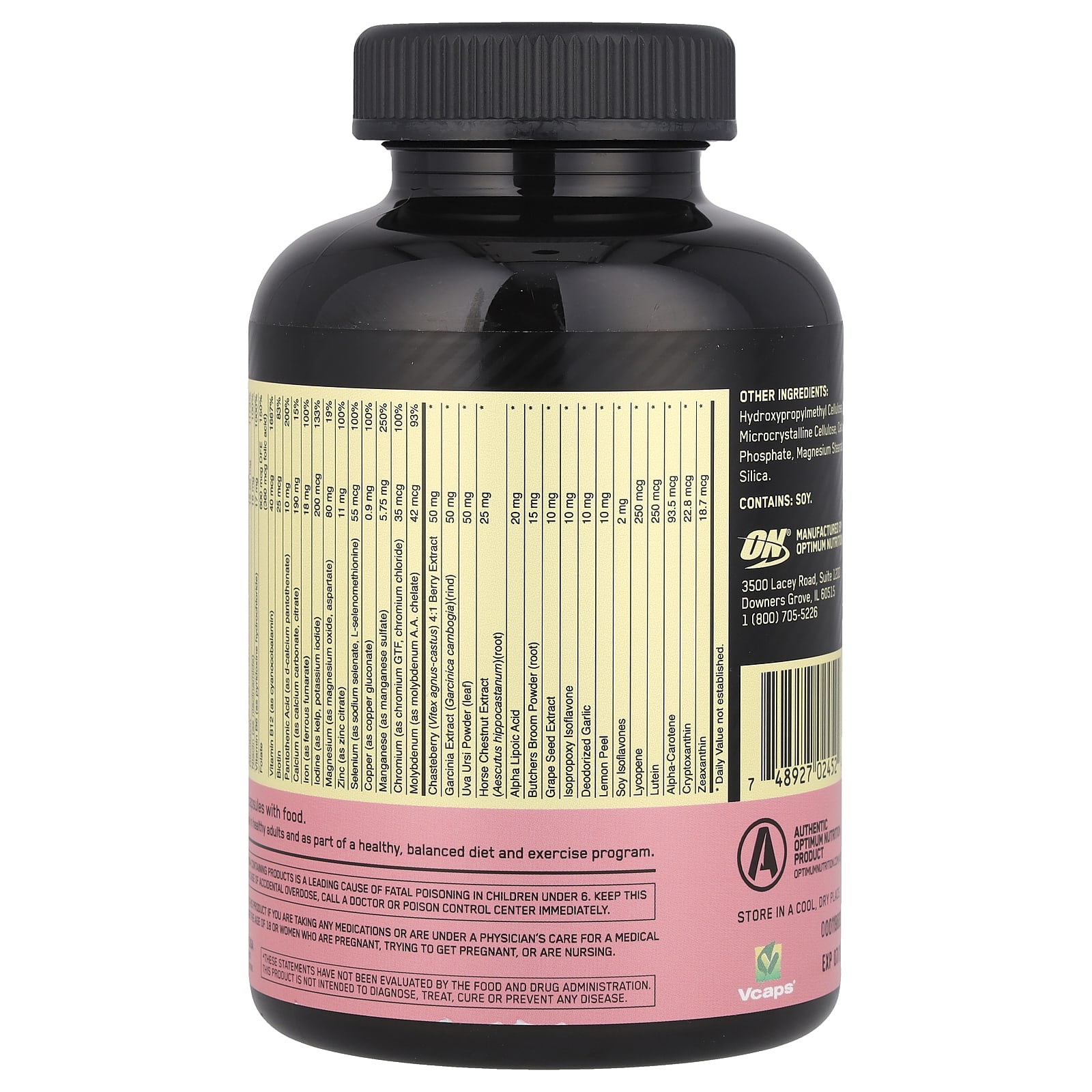 Optimum Nutrition, Opti-Women®，針對活躍女性的多維他命，120 粒膠囊