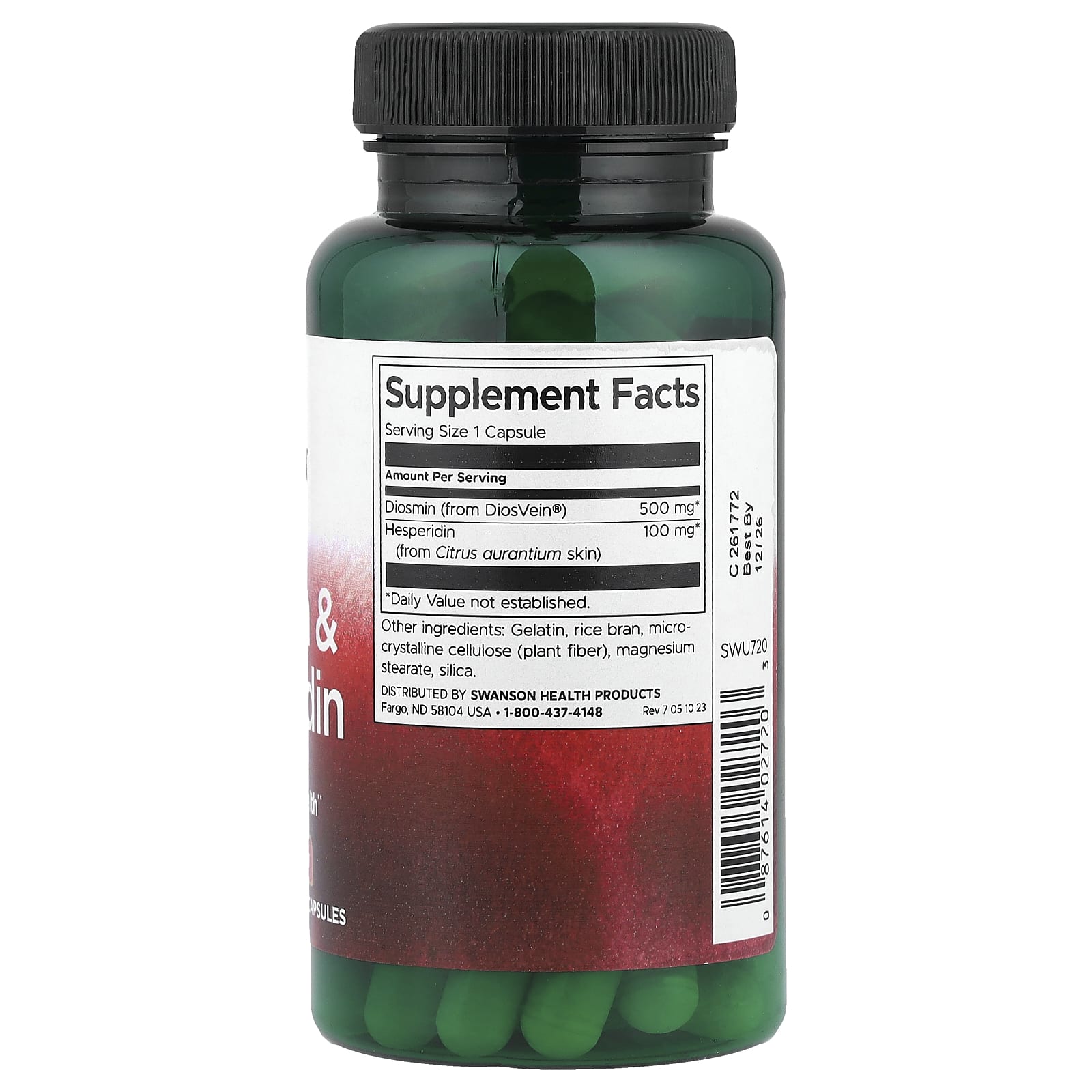 Swanson Vitamins, 地奧司明和橙皮苷,60 粒膠囊