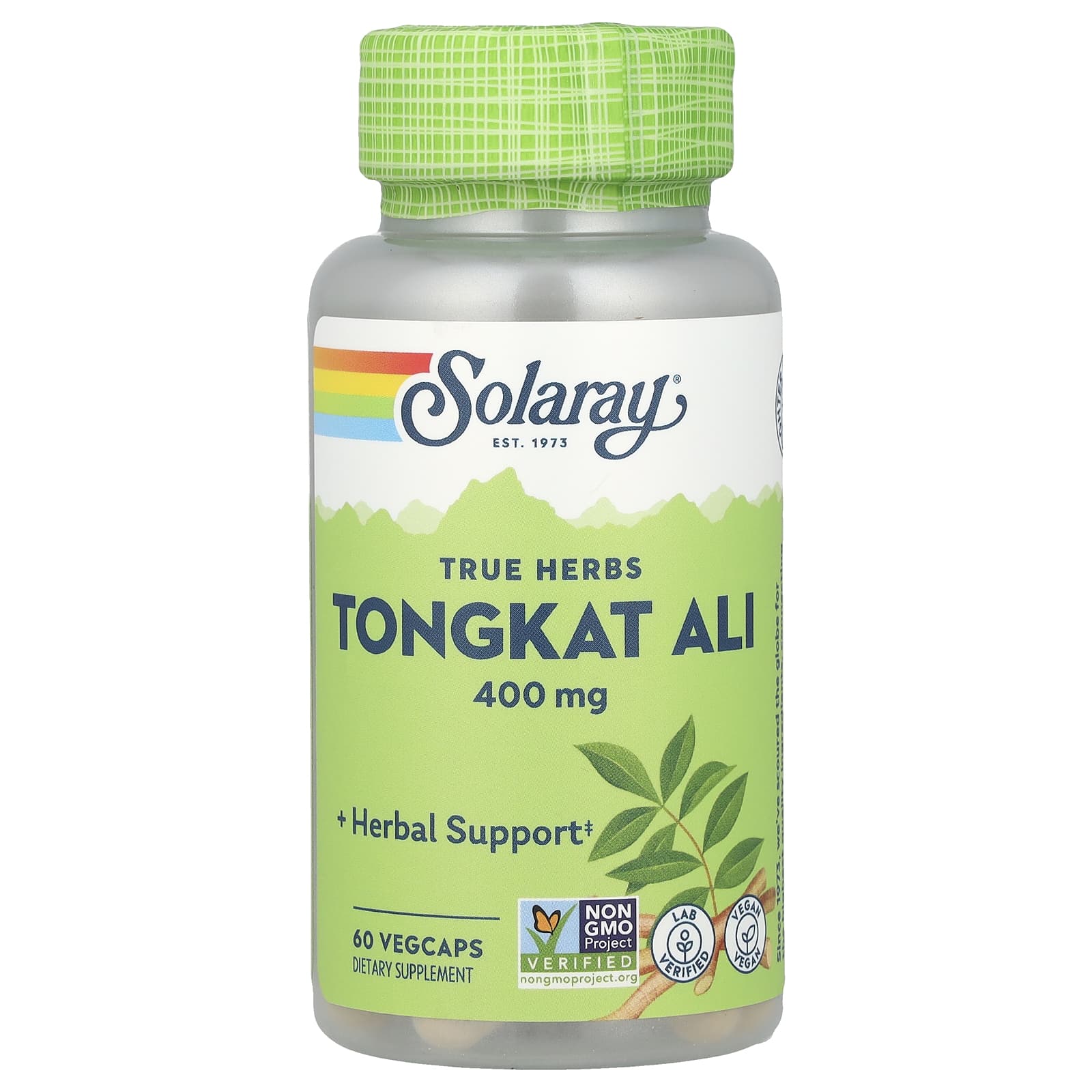 Solaray, 東革阿里，400 毫克，60 粒素食膠囊
