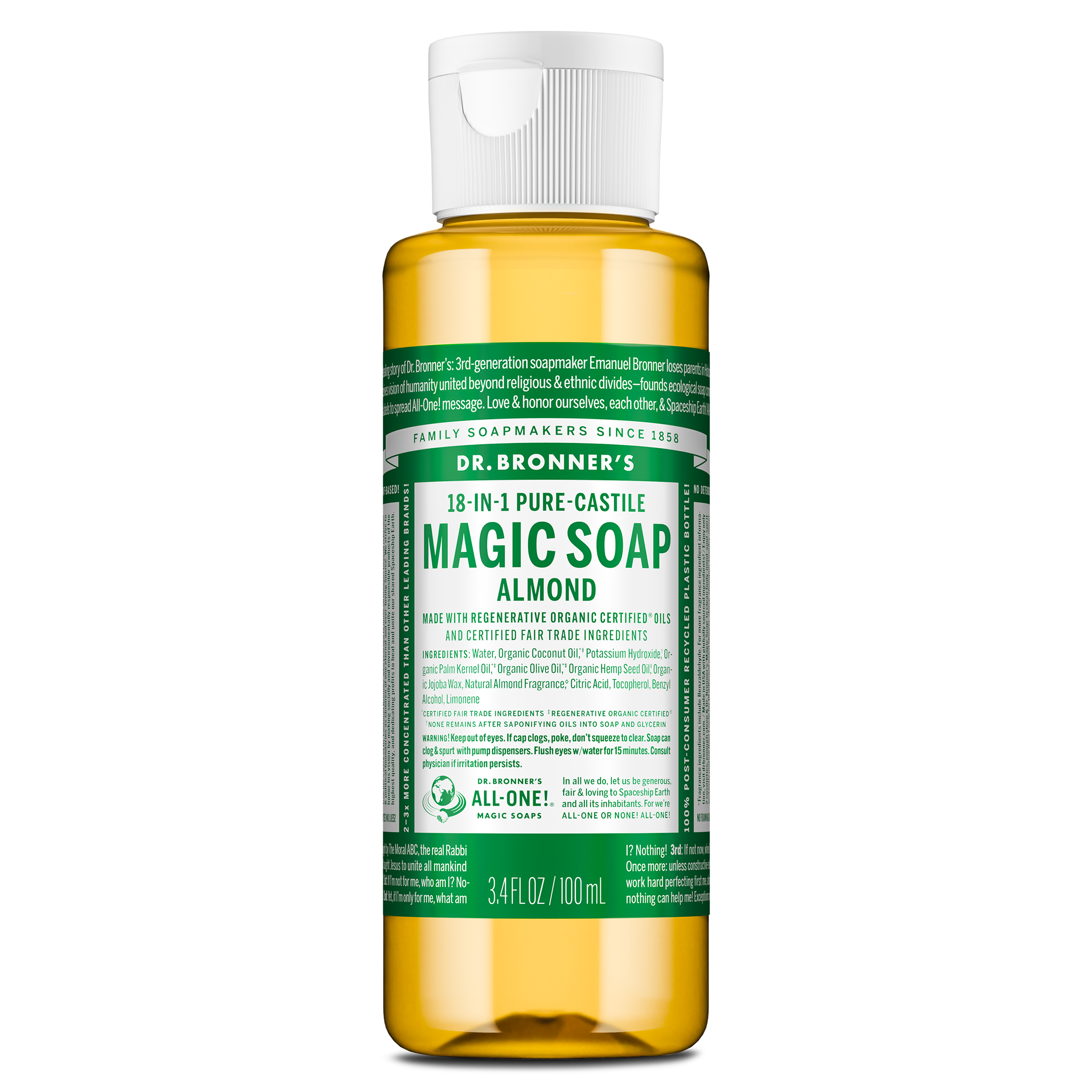 Almond - Pure-Castile Magic Soap